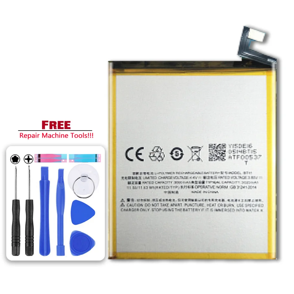 

Li-ion Polymer Battery BT68 2800mAh For Meizu M3S Mini Mobile Phone Replacement Batteries