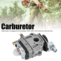 10mm carburetor carb kits fit for weedeater 1e34f 1e36f tu26 tl26 brush cutter 26cc 33cc carburetor replacement fuel supply