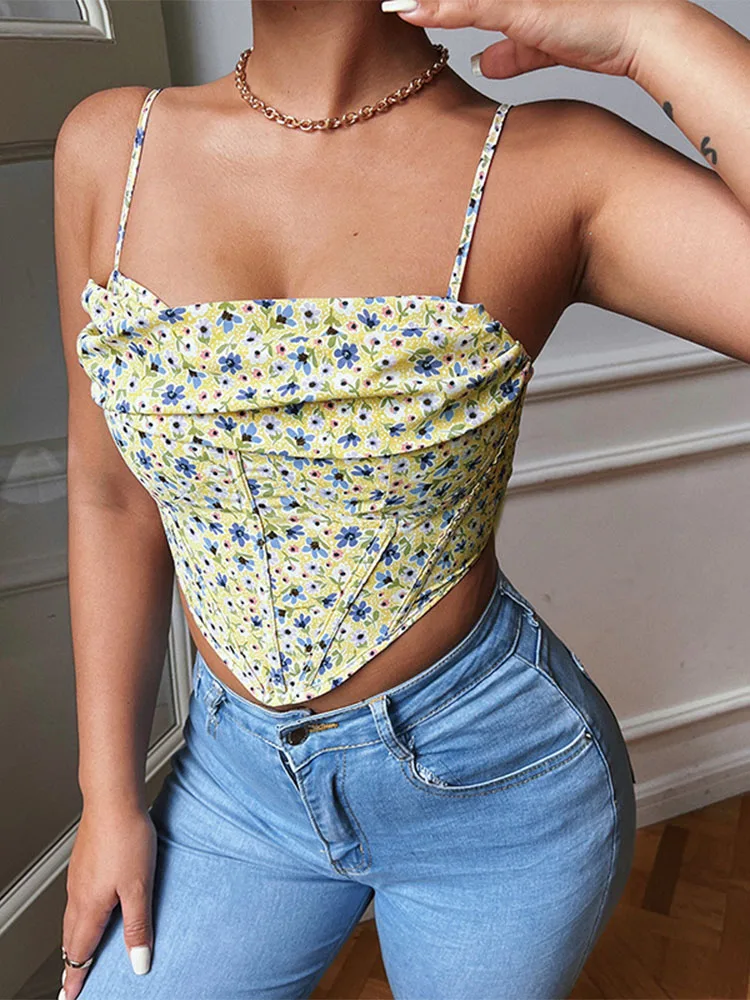 

Женский укороченный топ на молнии, с квадратным вырезом