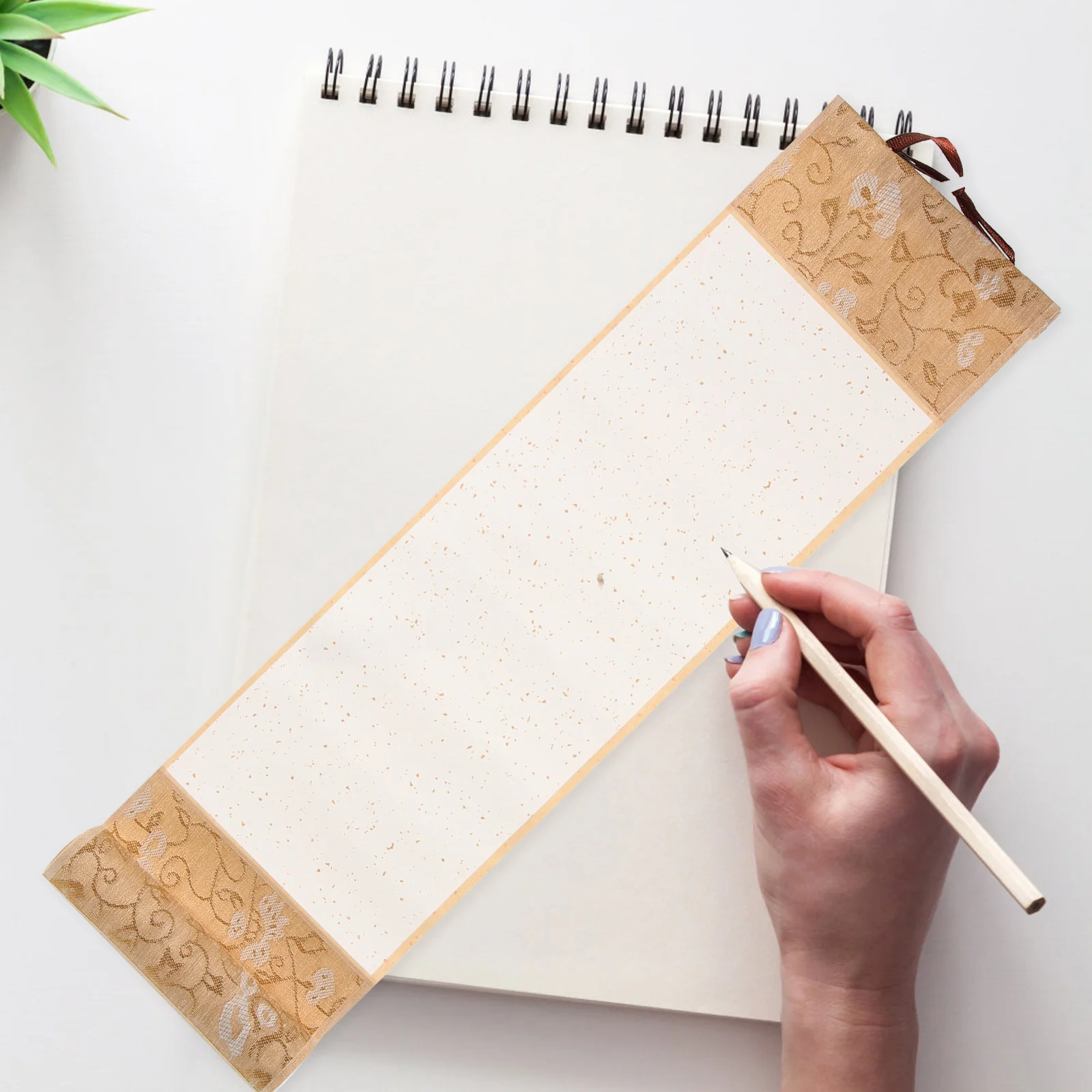 Скрутки для каллиграфии красный ретро подвесная бумага рисования рисунок