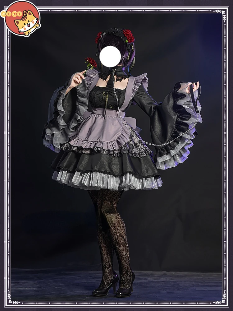 

CoCos-SS Anime My Dress-Up Darling Marin Kitagawa Maid Outfit Costume Anime Cosplay Shizuku Kuroe Maid Costume with Cosplay Wig