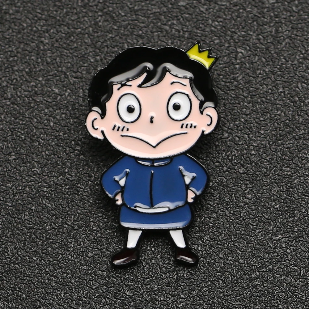 Фигурка Bojji Kage черный эмалированный значок рейтинг королей брошь заколка