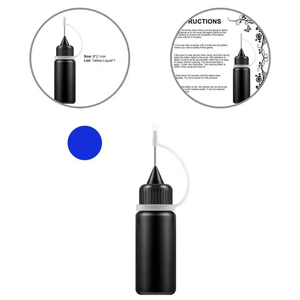 

Безвредные полуотражающие чернила для татуировок, 10 мл