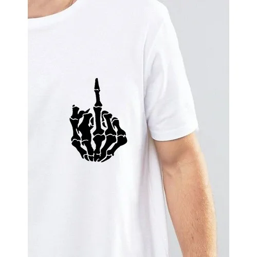 Футболка оверсайз со скелетом