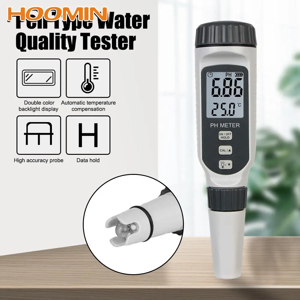 

Профессиональный pH тестер качества воды pH818, портативный измеритель кислотности pH818