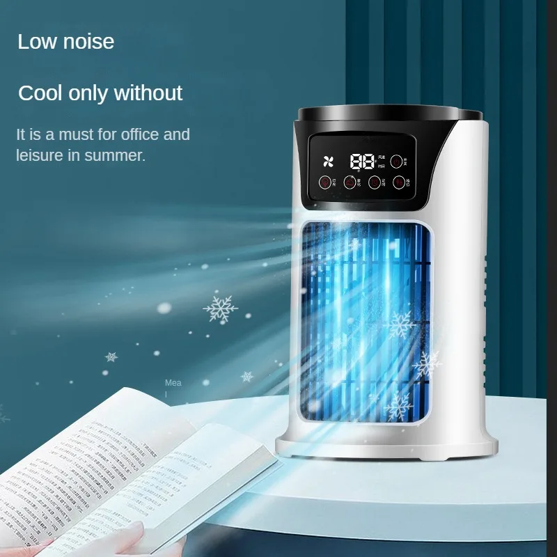 

2023 New USB Desktop Fan Mini Water-cooled Fan Small Air Conditioner Office Dormitory Spray Humidification Fan Air Cooler