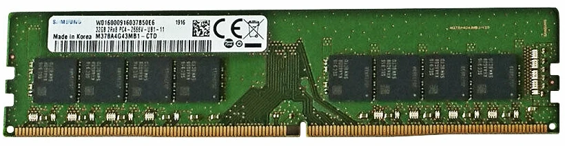 

RAM 32G DDR4 2666 32GB 2RX8 PC4-2666V UDIMM desktop memory