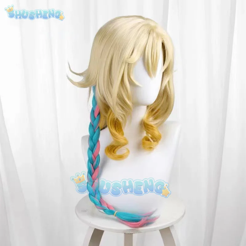 Парик для косплея Хэллоуина с длинными волосами