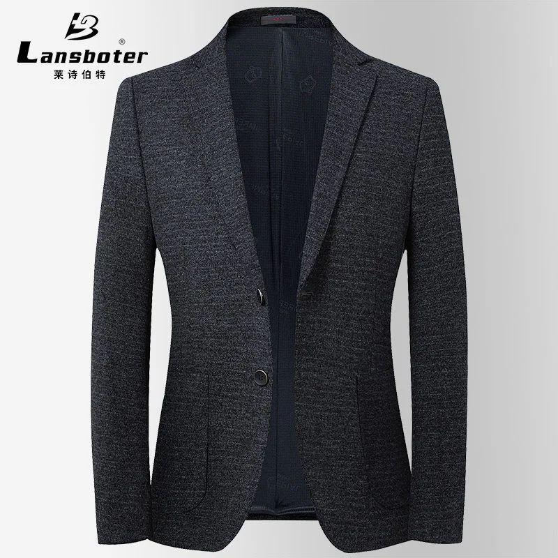 

Мужской шерстяной костюм Leshbert, осень и зима, новая корейская мода, повседневный маленький приталенный силуэт