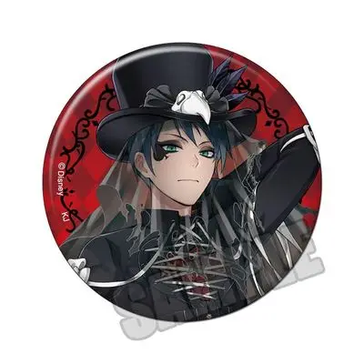 Круглая брошь витая-страна чудес пиявка фигурка пиявки 58 мм значок круглая