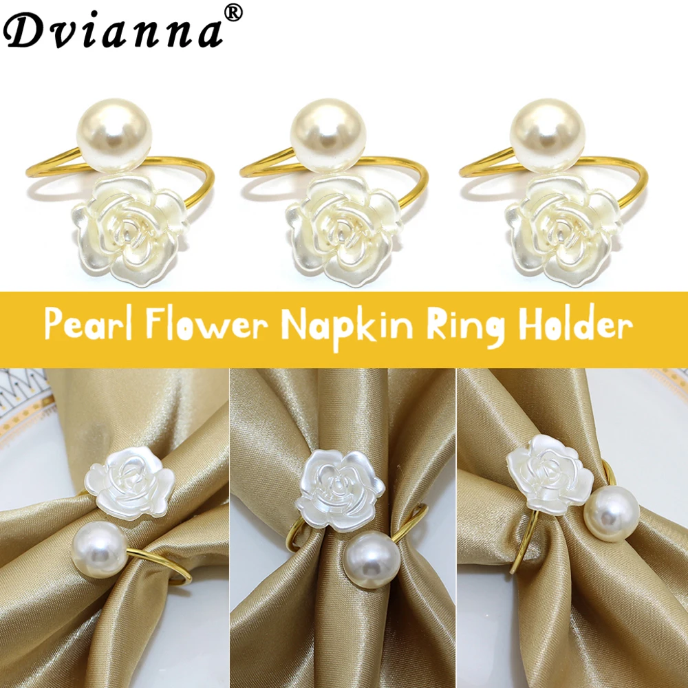Napkin Buckle Holders Wedding Party Dinner Table Decoration 