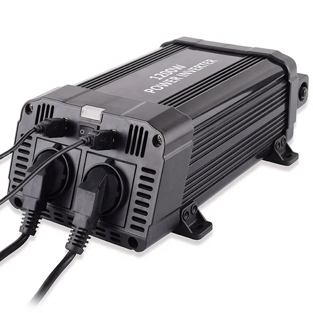

OEM Pure Sine Wave Power Inverter 12V 24V DC to 110V 220V AC Off Grid car Inverter 1200W 1000 watt