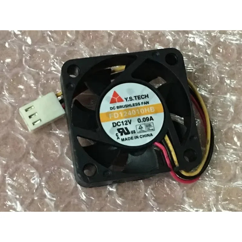 Фото Y.S TECH FD 124010 HB DC 12V 0.09A 40x40x10mm 3-проводной охлаждающий вентилятор для сервера №1