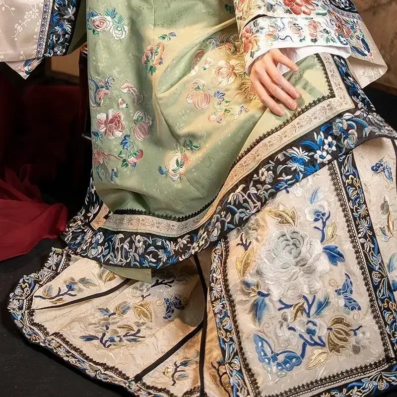 5 цветов Ретро Тяжелая промышленная Античная одежда женское платье Ципао с