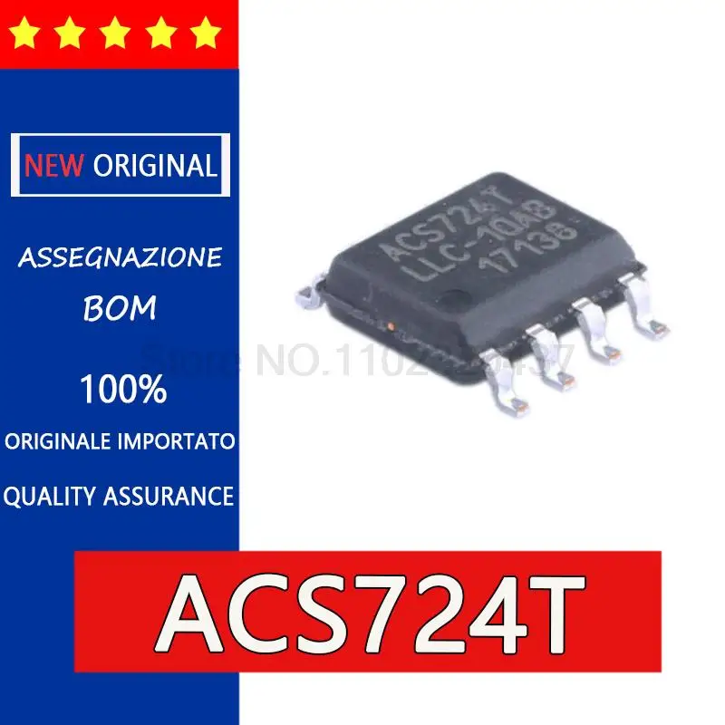 ACS724T ACS724 ACS724LLCTR ACS724TLLC-05 SOP8, датчик тока, интегральная микросхема, стандартная фотография ACS724T ACS724 ACS724LLCTR ACS724TLLC-05 SOP8, датчик тока, интегральная микросхема, стандартная фотография