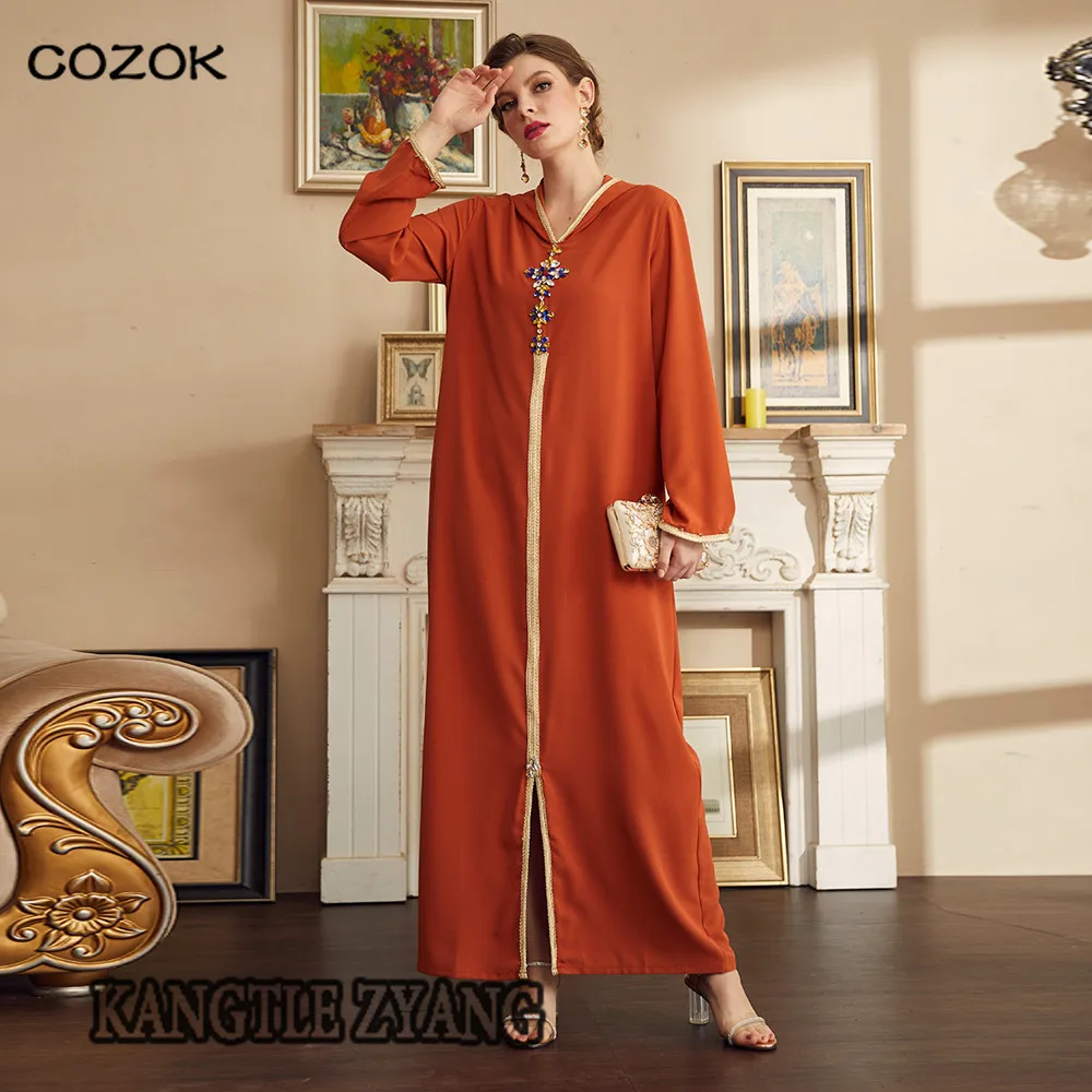 

Vestidos Abaya Dubai Turkey Muslim Hijab Long Dress Islamic Dresses Abayas For Women Caftan Morocco Kaftan Robe Longue Femme
