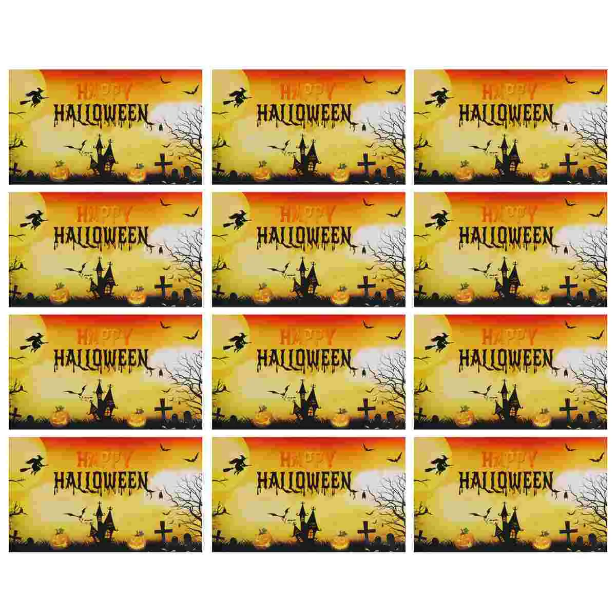 

Cardgreeting Vintage Birthdayanniversary Surprise Pumpkin Scary Greetingshappy Folding