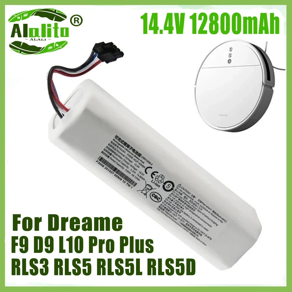Оригинальный запасной аккумулятор для робота-пылесоса Dreame F9 D9 L10 Pro Plus RLS3 RLS5 RLS5L RLS5D