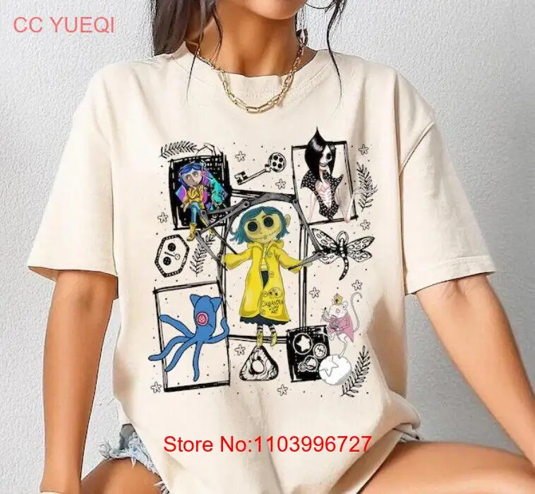 Хэллоуин рубашка Coraline спутанная из фильма кукольная лучшее