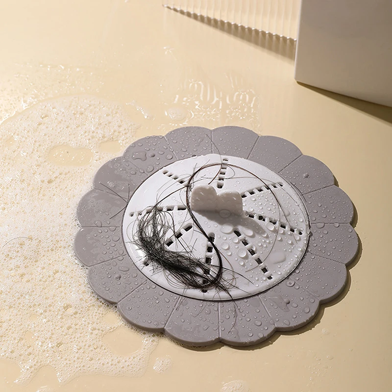 

Bathroom Washbasin Drain Hair Catcher sunflower Pattern Bath Stopper Plug Sink Strainer Filter Kitchen Accessory Dropshipping