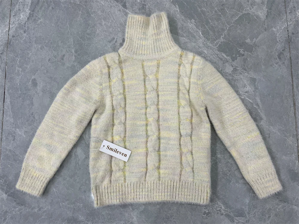Цветные свитера Smileven с длинными рукавами для девочек и детей