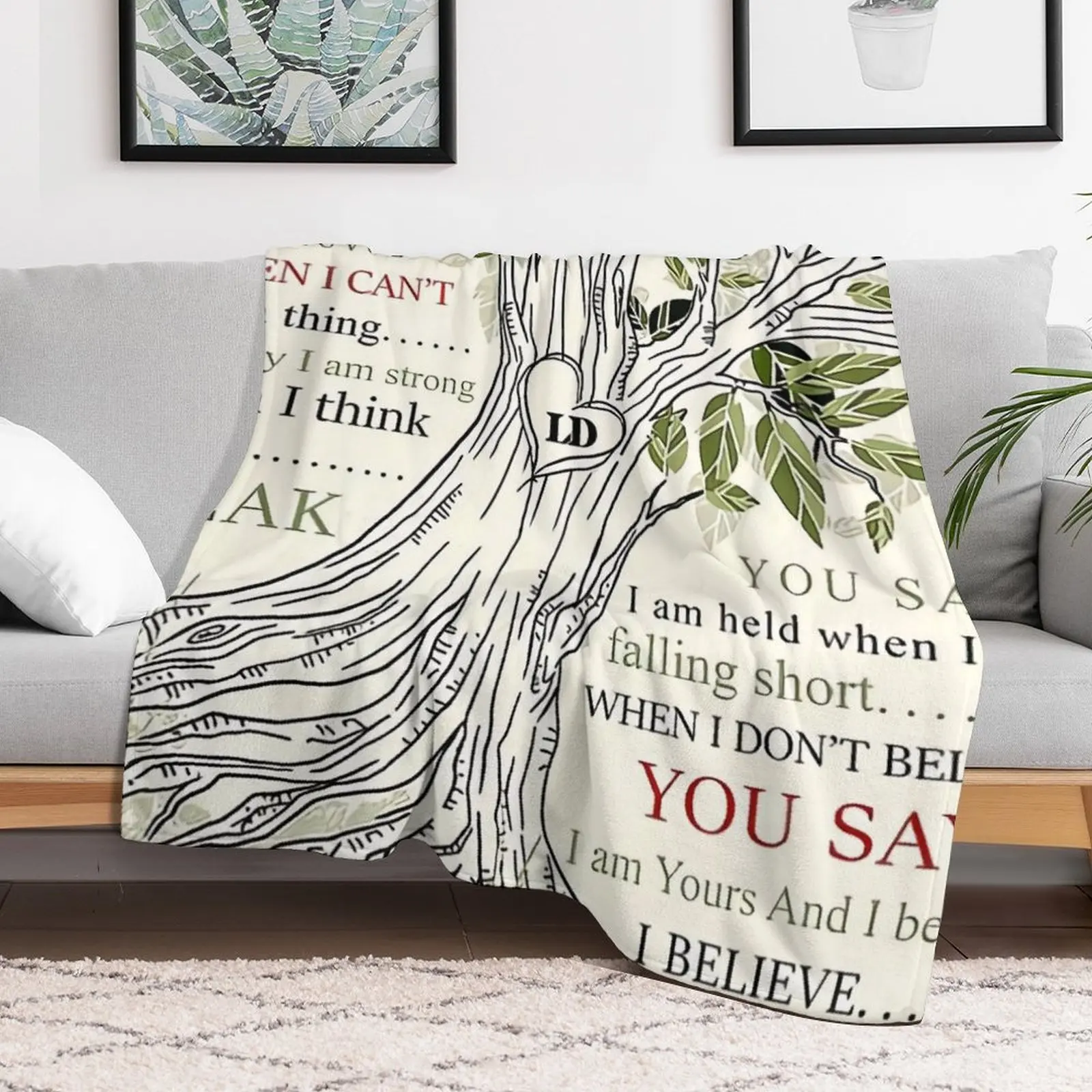 Lauren Daigle - You Say одеяло с текстом песни туристические зимние кровати теплые одеяла