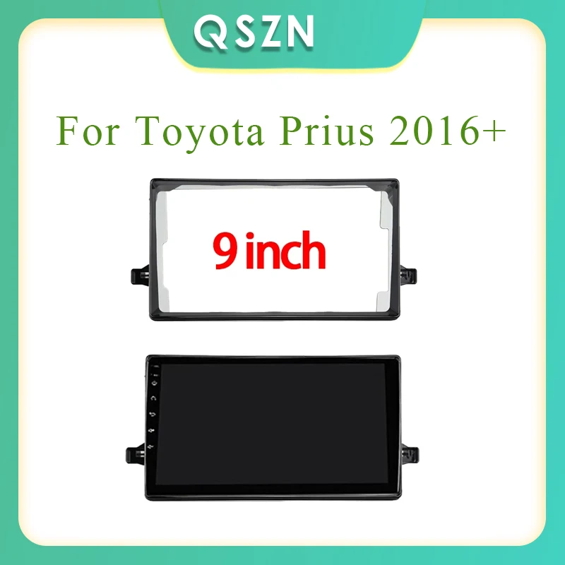 

Car Frame Fascia For Toyota Prius 2016+ Big Screen Stereo Panel Dashboard Mount Kit Installation 2 Din