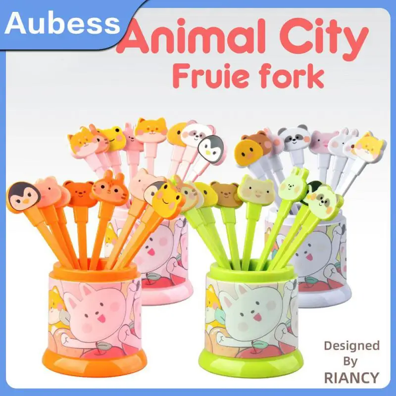 

Fork Feel Comfortable A Variety Of Patterns Fruit Stick Small And Convenient To Insert Lovely Shape Ins Wind Fruit Fork Cartoon