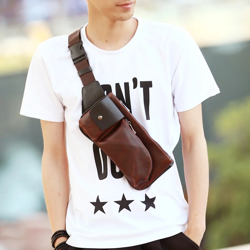 

Новинка 2022, сумка на плечо, Мужская нагрудная сумка, Повседневная поясная сумка, Корейская мужская сумка, модная сумка через плечо, спортивн...