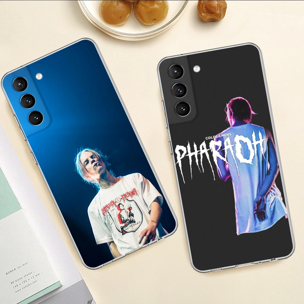 Russia rapper Pharaoh Phone Case for Samsung S22 S6 S7 edge S8 S9 S20 S21 S30plus ultra S21 S10-5G lite 2020 S10E black case