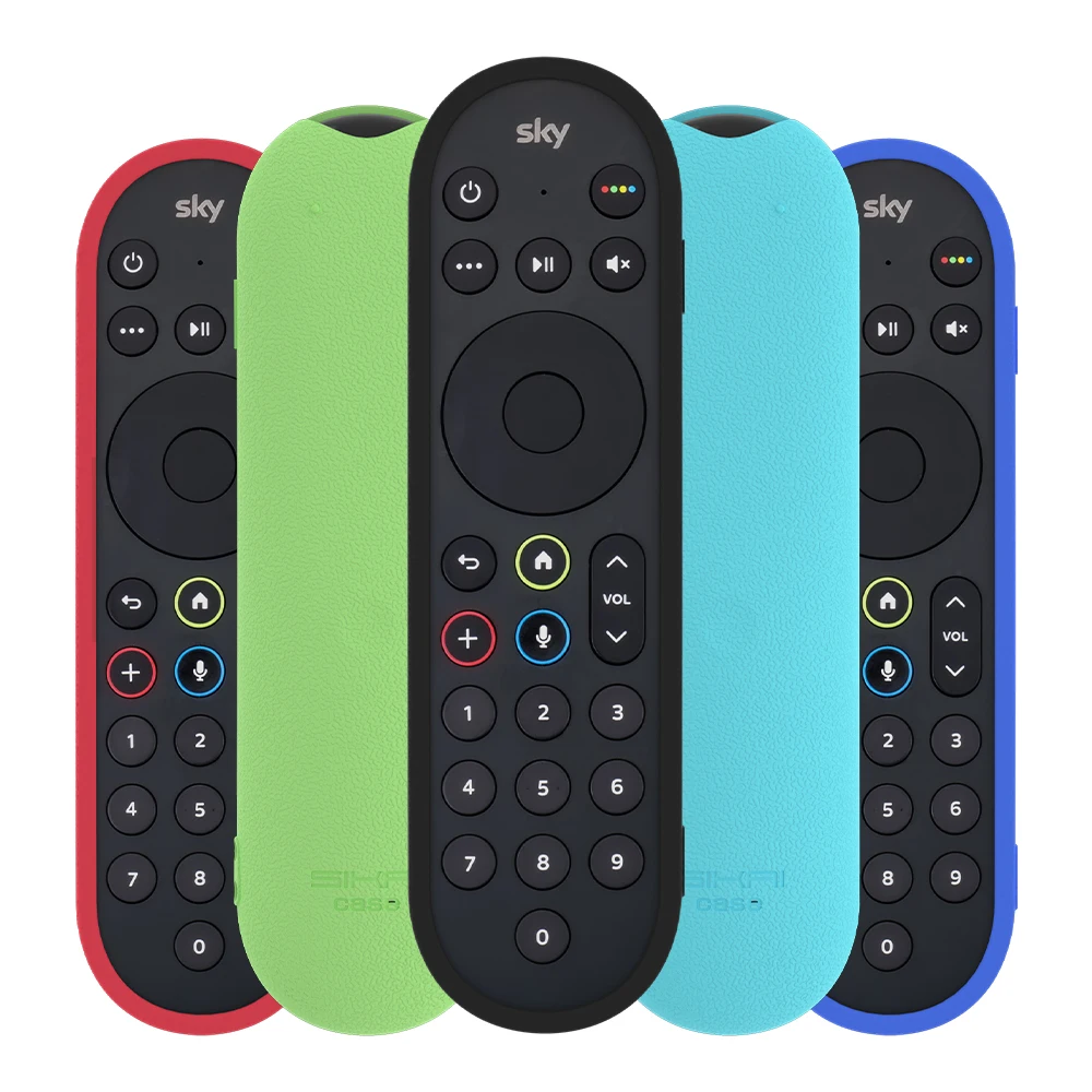 Пульт дистанционного управления для Sky Q touch Edition Sky Q Mini EC101 EC060 EC055 EC050 Sky Q Box Sky Q, серебристое небо, стекло, пульт дистанционного управления из силикона