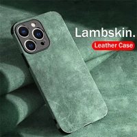 luxury pu leather case for iphone 13 12 11 pro max xs xr xsmax x se 7 8 plus silicon bumper shockproof soft cover