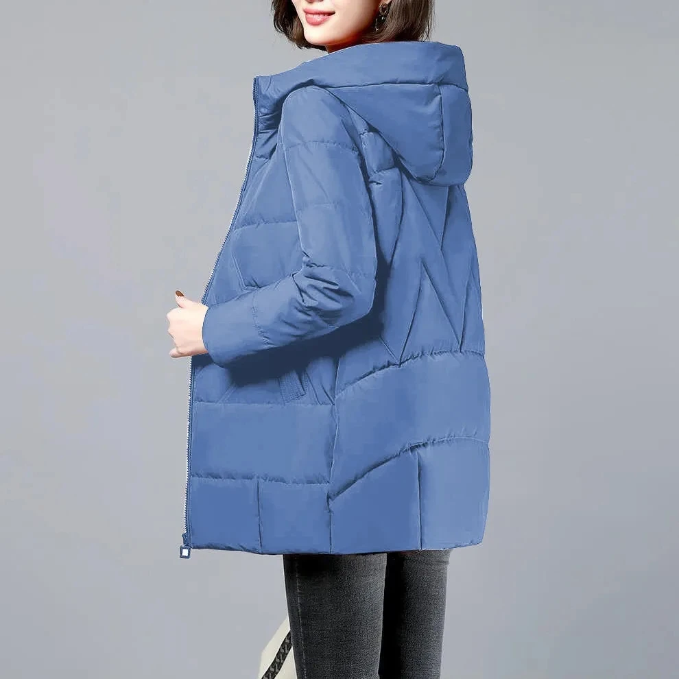 

Winter Jacket Women Long Warm Parkas Female Thicken Coat Cotton Padded Hooded Outwear Casual Loose Women Snow Parka Jackets 4XL