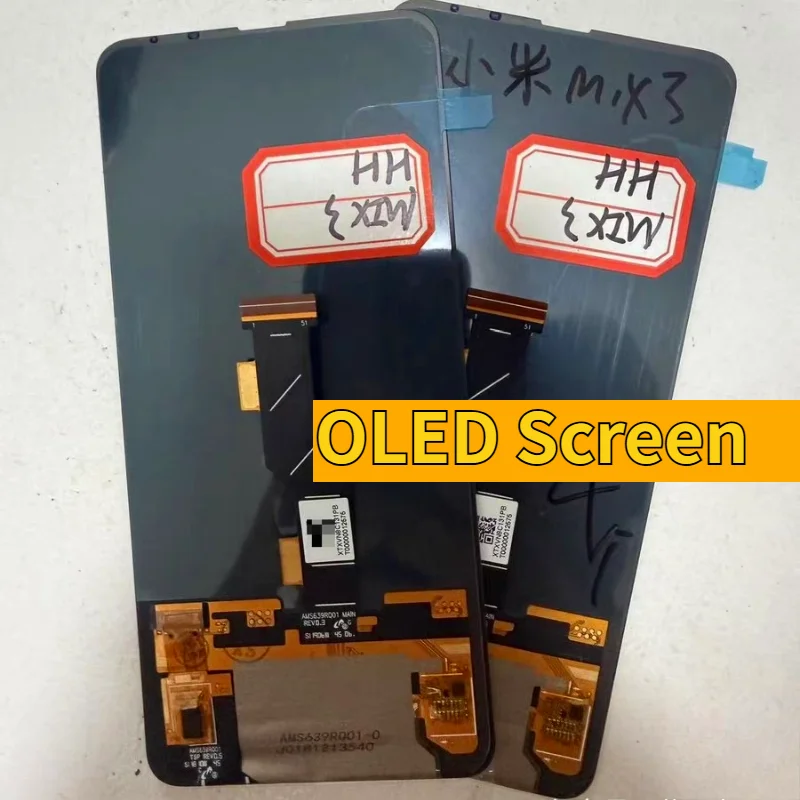 Фото OLED и TFT-экраны для Xiaomi Mi Mix 3 M1810E5A, ЖК-дисплей, цифровой сенсорный экран в сборе с рамкой для замены Mix3 №2