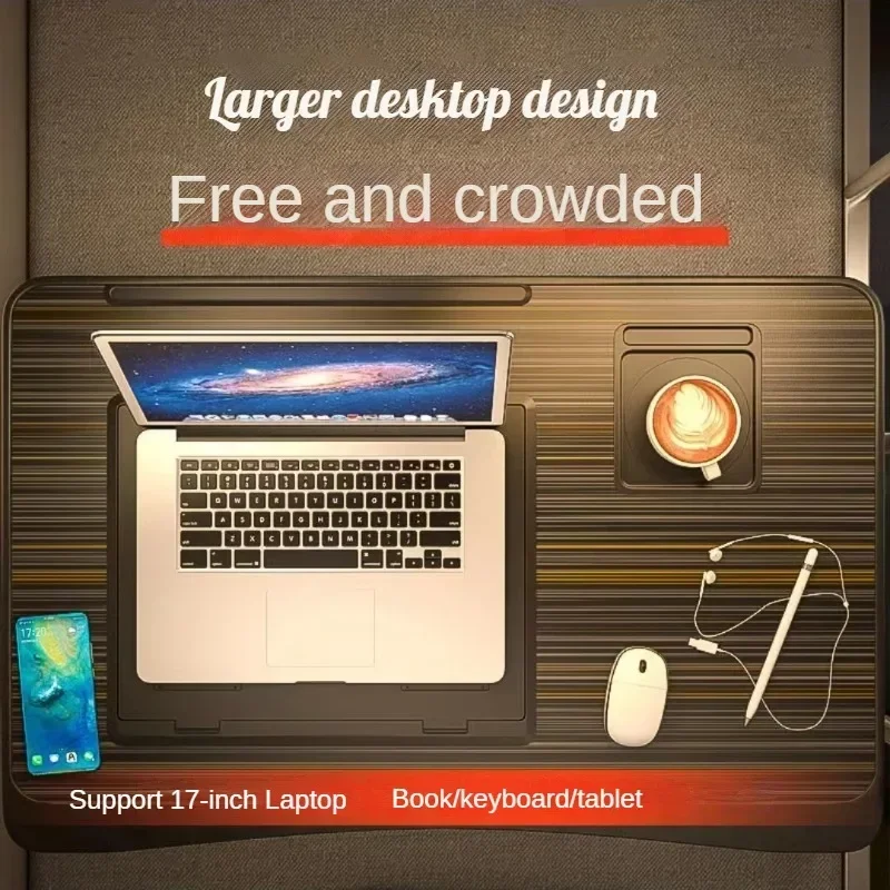 Стол складной для ноутбука столик на кровать с 6 зубьями и регулируемой высотой