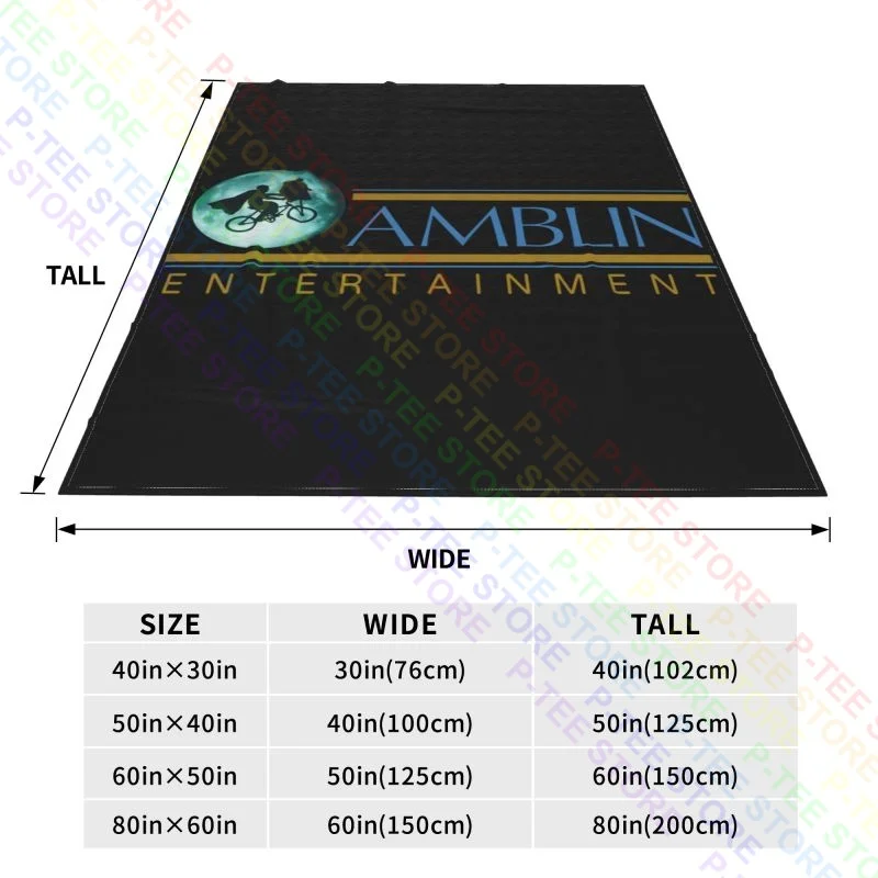 Amblin развлечения E T одеяло теплое на диван супер мягкое Норковое из