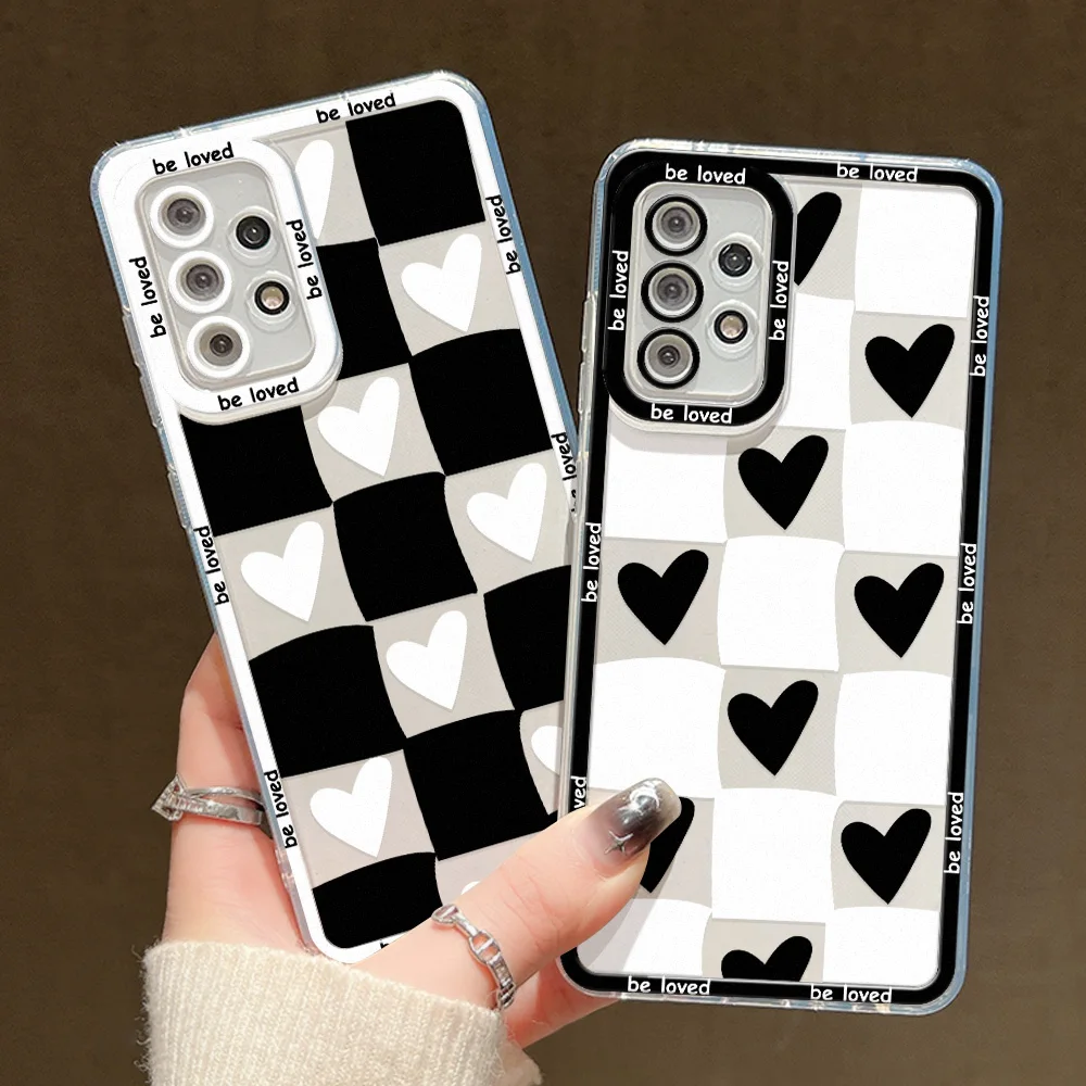 Clear TPU Phone Case For Samsung S24 Ultra A55 A54 5G Funda S23 S22 S21 A52S A53 A33 A35 A34 A71 A73 A05S A03S A72 Bumper Cover