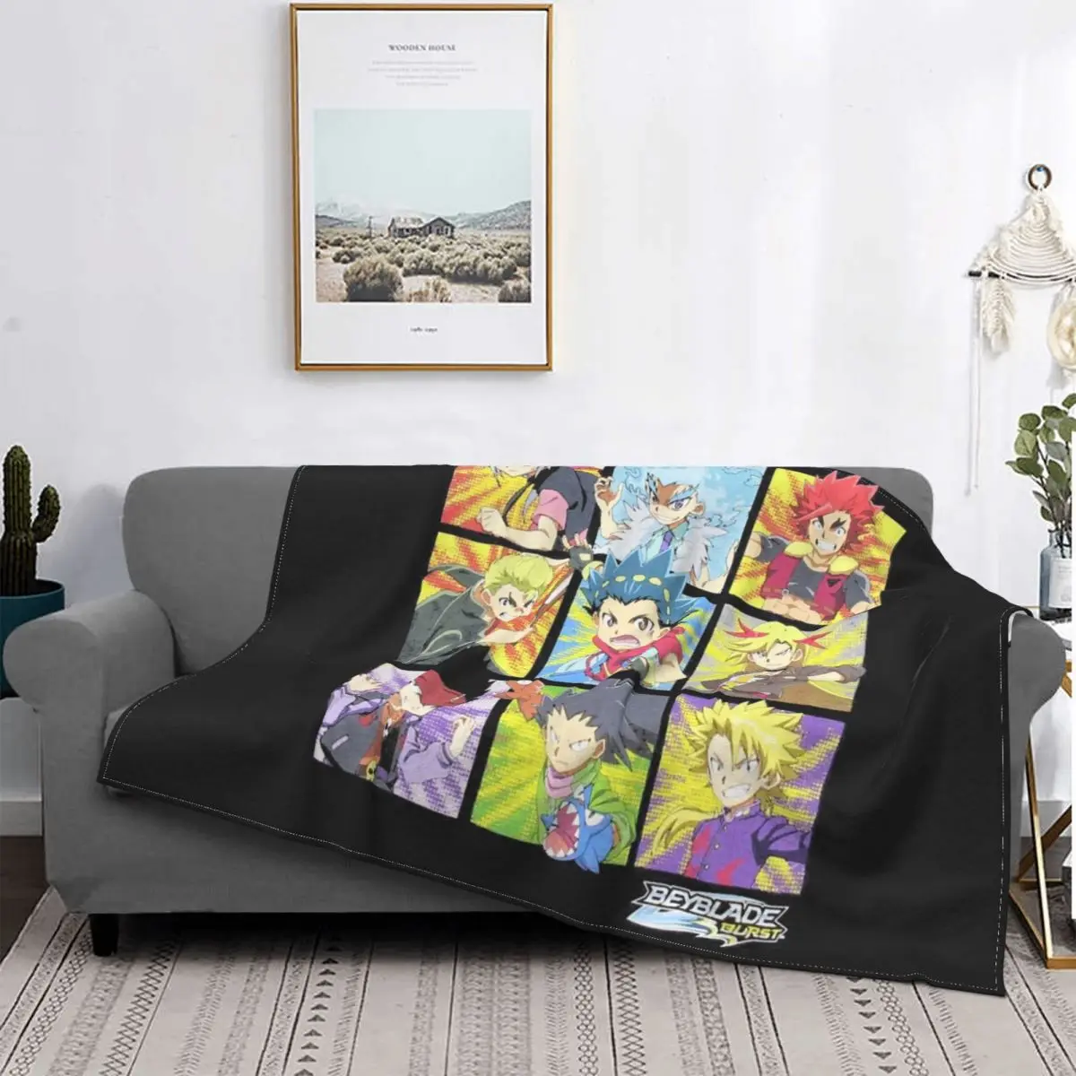 

Трикотажное одеяло Beyblade Burst для мальчиков, Фланелевое покрывало в клетку с рисунком Аниме Манга, летательный аппарат для путешествий, легки...