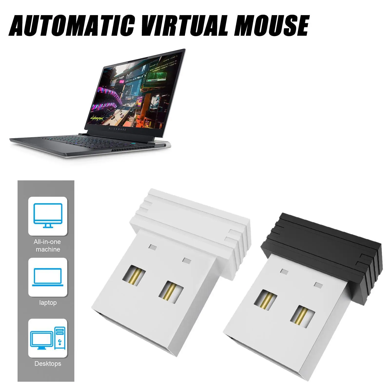 

USB-мышь jigler, автоматическая компьютерная мышь Mover jigler, держит компьютер бодрствоваться, имитирует движение мыши