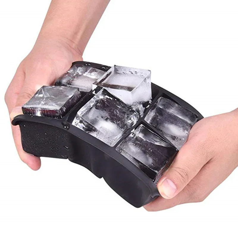 Форма для льда 6 ячеек идеальная фотоформа кубиков форма торта легко удалить