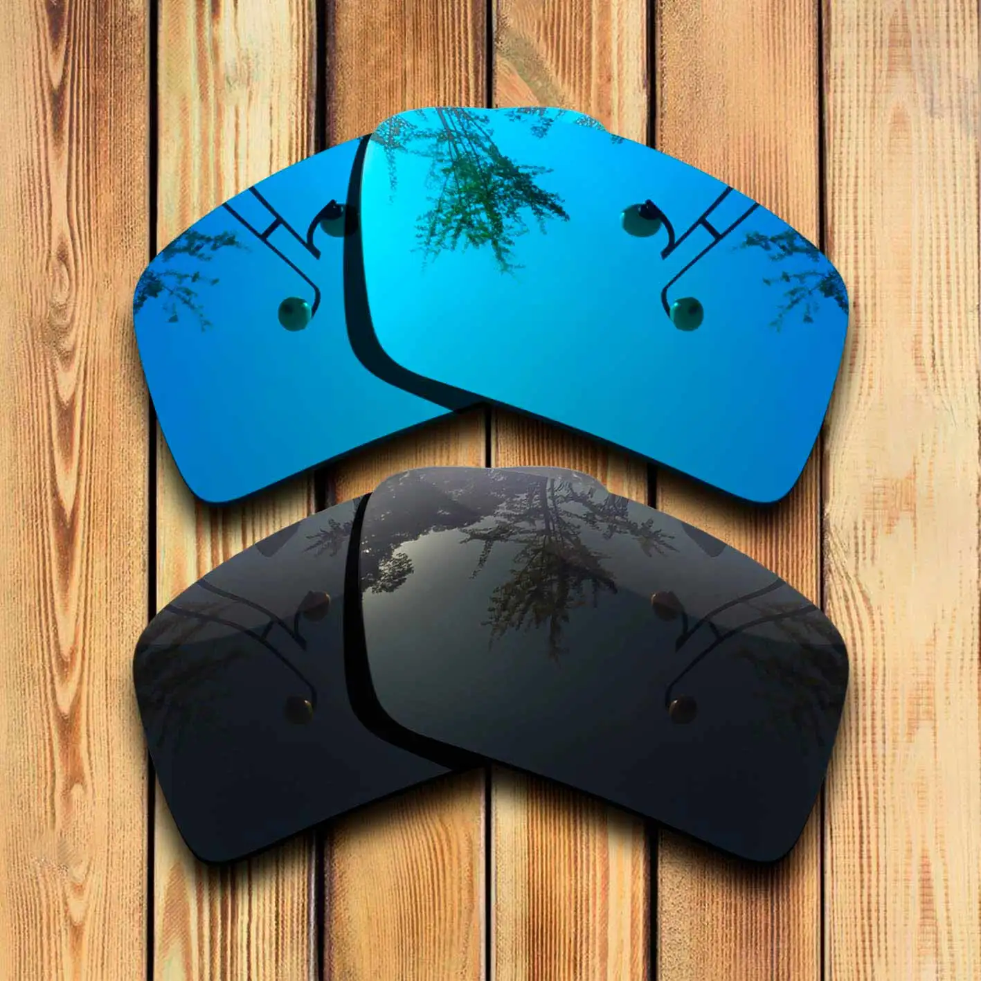 100% точно вырезанные поляризационные сменные линзы для солнцезащитных очков