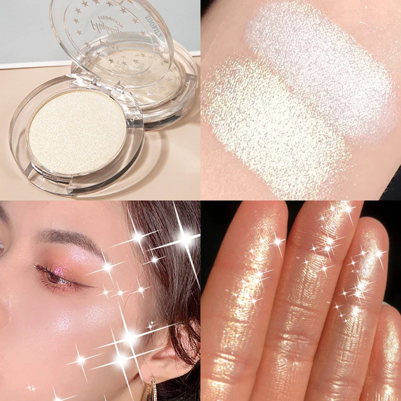 

Highlighter Make-Up Fleuren Facial Contouren Eyeshadow Palette Shiny Shimmer Langdurige Highlight Poeder Cosmetic