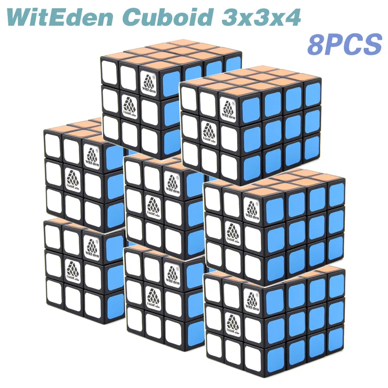 

WitEden Cuboid 3x3x4 магический куб оптом много 8 шт. в наборе скоростной извивающийся пазл антистресс обучающие игрушки для детей