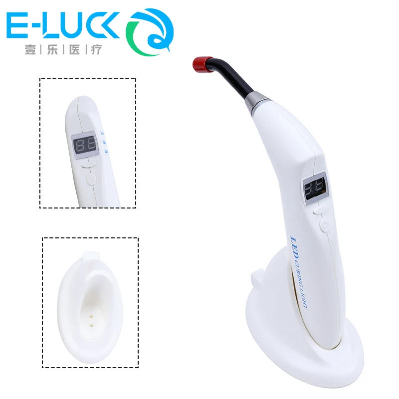 

Dental LED Curing Light 3 Modes Curing Lamp Wireless Cure Light Machine Adjustable Dental Tools