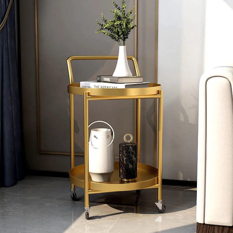 

Simple Mini Wrought Iron New Net Red Round Table Bedside Table Tea Floor Living Room Muebles Modern Escritorio Home Furniture