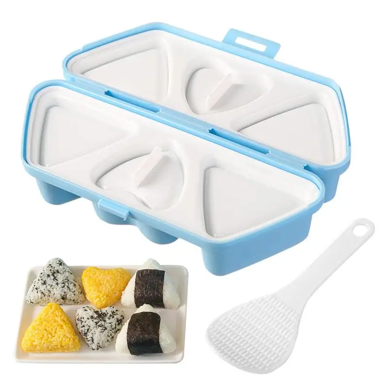 Onigiri Mold 6 In 1 Sushi Rice Mold Rice Ball Maker For Home DIY Japanese Boxed Meal Children Bento And Family Picnic
