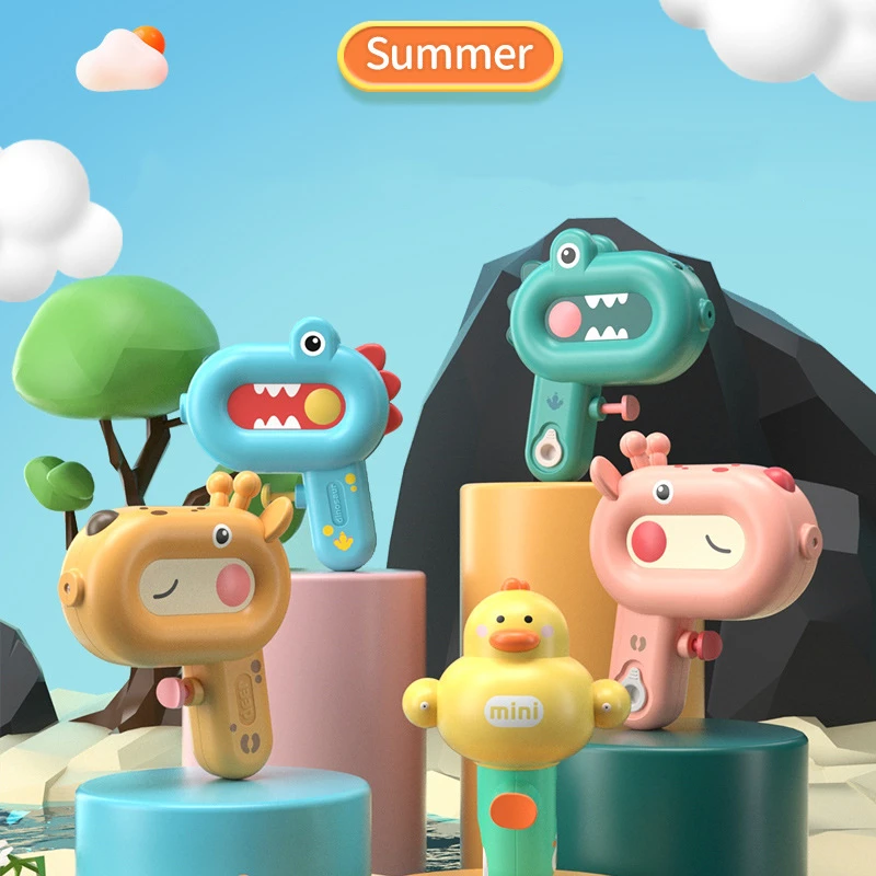 

New Summer Water Gun Cartoon Dinosaur Giraffe Image Kawai Highquality Water Gun Outdoor Water Spray Water Games Children's Toys