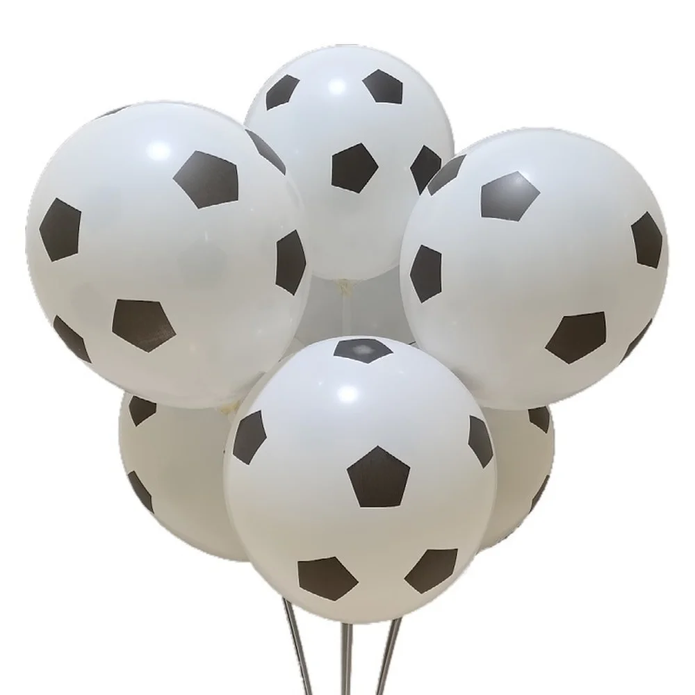 

100pcs 12 Inch Football Printing Balloon Children's Birthday Party Arrangement Balloon Bar Football Theme Scene Decoration