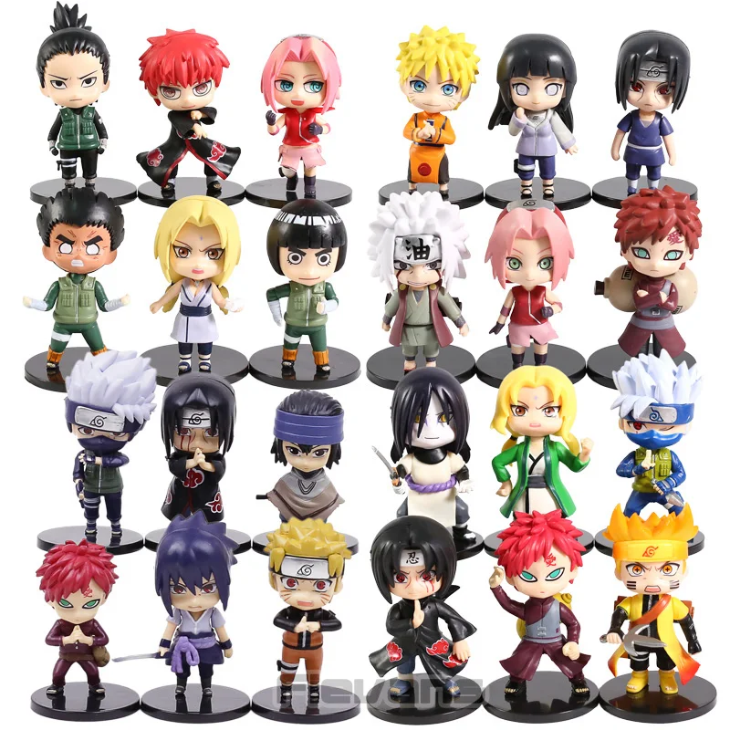 

ПВХ Фигурки Naruto Kakashi Tsunade Gaara Orochimaru Itachi Sasuke Hinata Jiraiya Sasori Shikamaru коллекционные модели набор игрушек