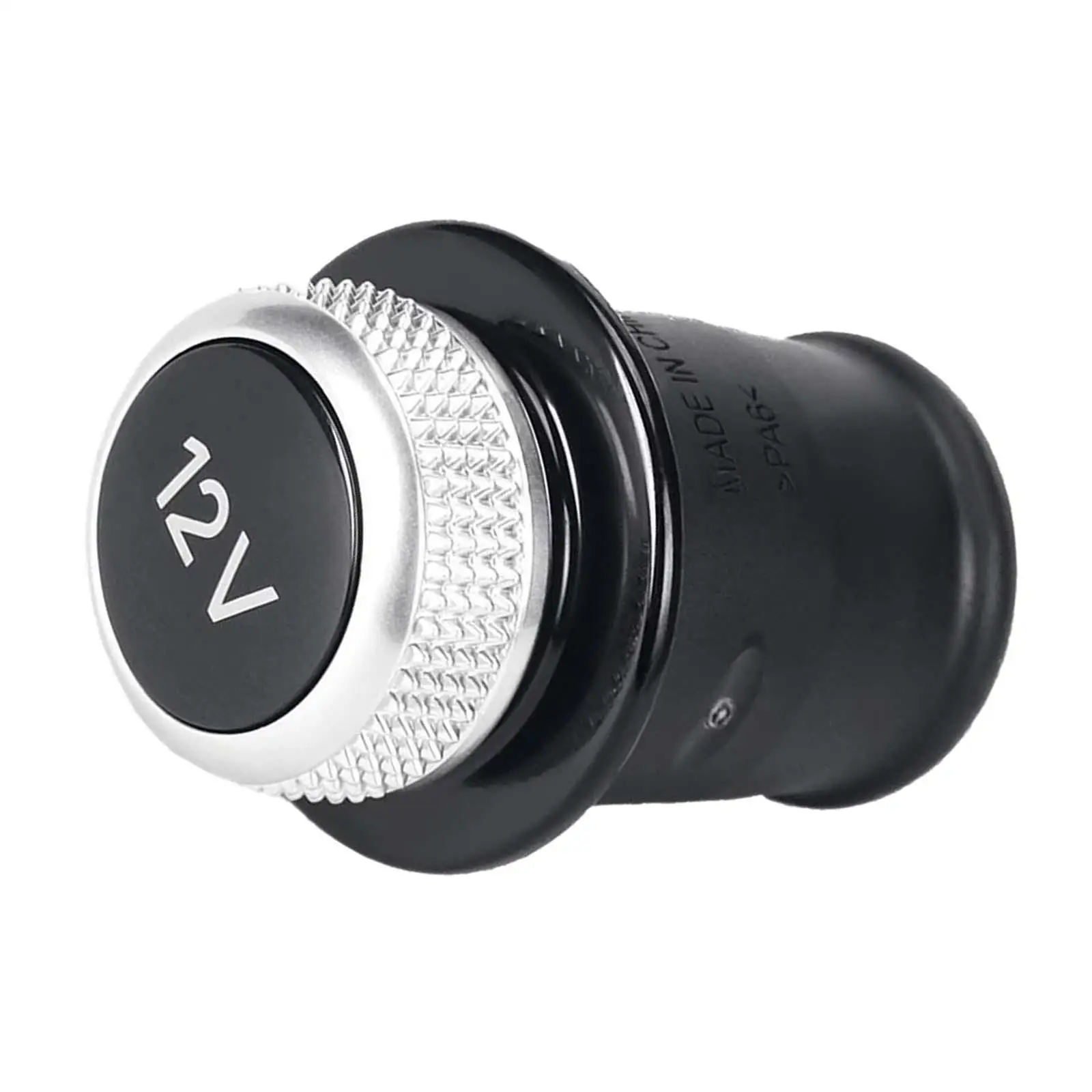 

Cigarette Lighter Cover Replaces Accessories Easy to Install Chrome Plated